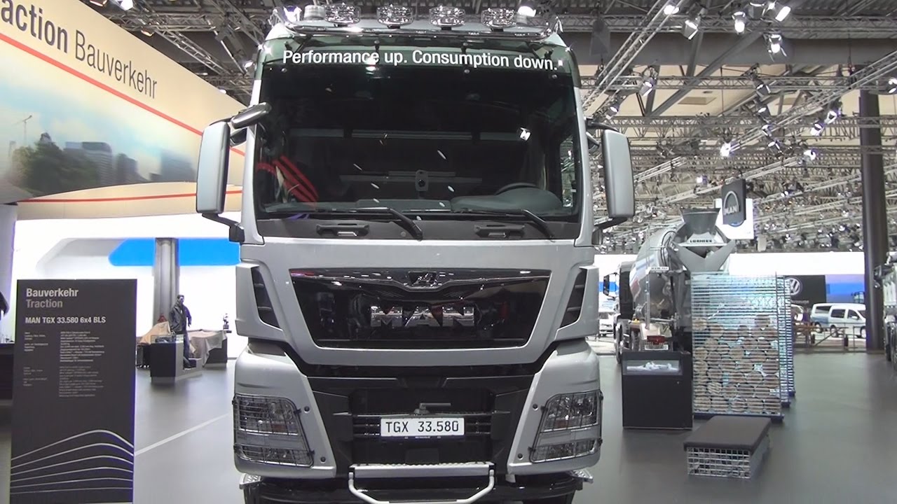 MAN TGX 33.580 6x4 BLS Tractor Truck (2017) Exterior and Interior in 3D