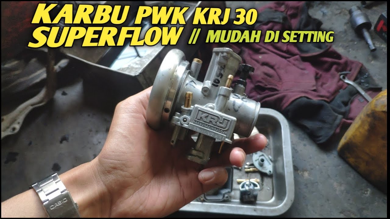 PASANG PWK KRJ 30 SUPERFLOW DI NINJA RR