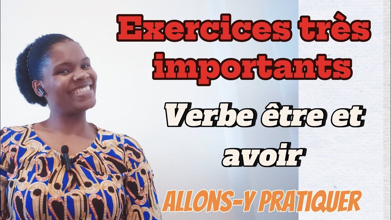 Verbo être et avoir, exercícios frases práticas, francês para iniciantes 😊