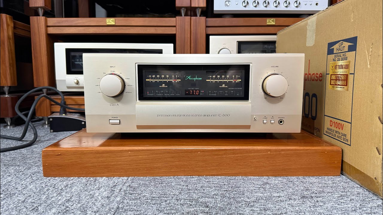 Cả nhà cả cửa về 1 em chống móm✅Các cụ ủng hộ Accuphase E600 keng xà beng♻️Việt Trường Audio