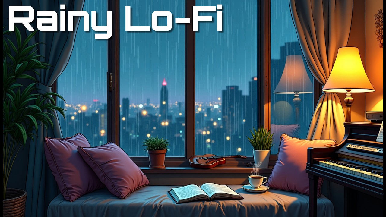 The Window Seat [Full Album] | Rainy Day LoFi Beats to Chill & Study To 🌧️☕