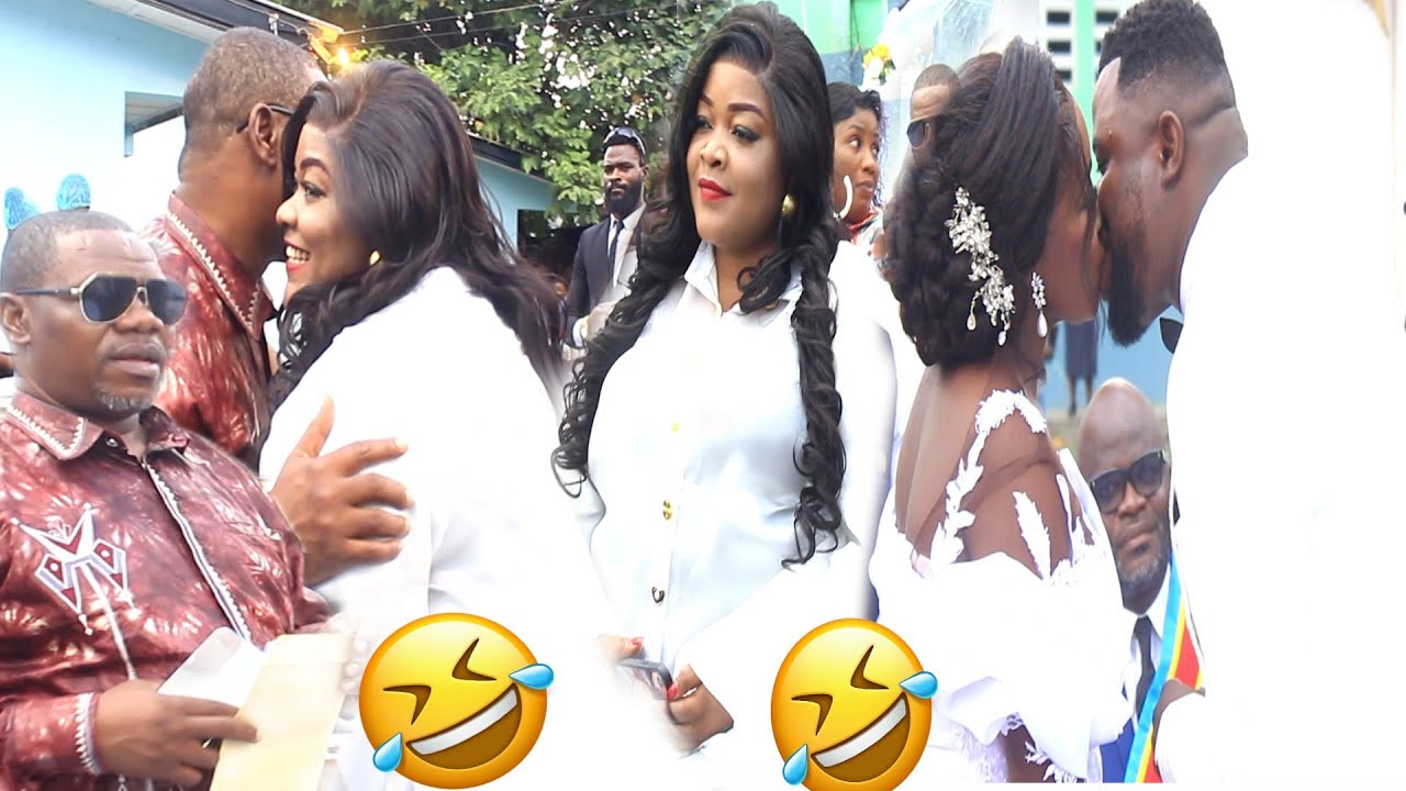 SOEUR EUNICE MANYANGA EN PLEIN MARIAGE KOBALISA ESENGO,FR MOÏSE MATUTA PRESENT AVEC DES COMÉDIENS