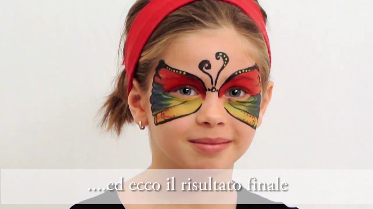 TUTORIAL TRUCCO AD ACQUA FARFALLA (ART. 7382)