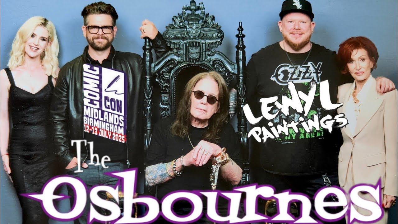 Comic Con Midlands 2025 Meeting The Osbourne's #comicconmidlands #theosbournes