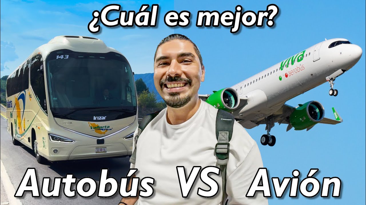 ¿Qué es mejor? Viajar en Avión VS Viajar en Autobús en la ruta Puerto Vallarta a Guadalajara