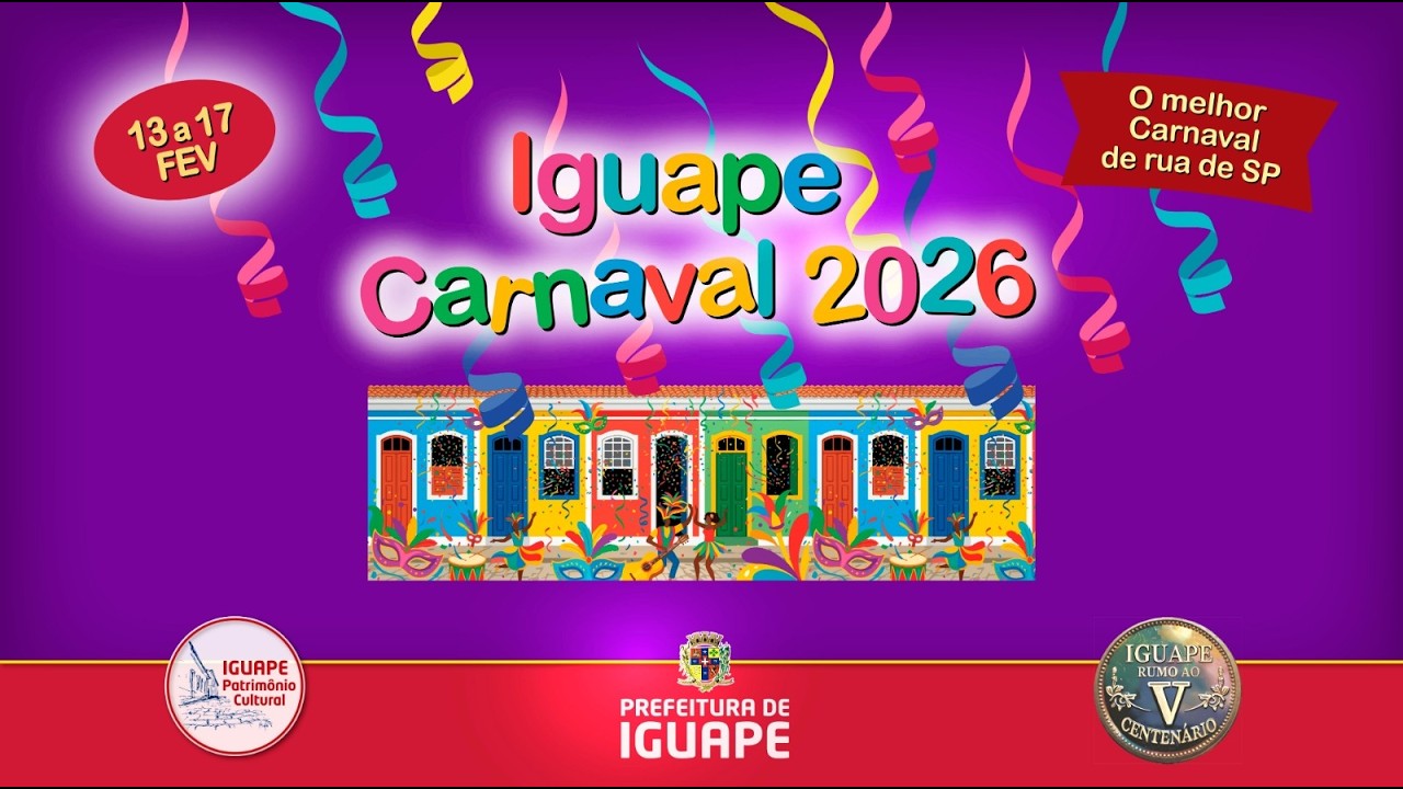 Iguape Carnaval 2026 | Sábado - 14/02/2026