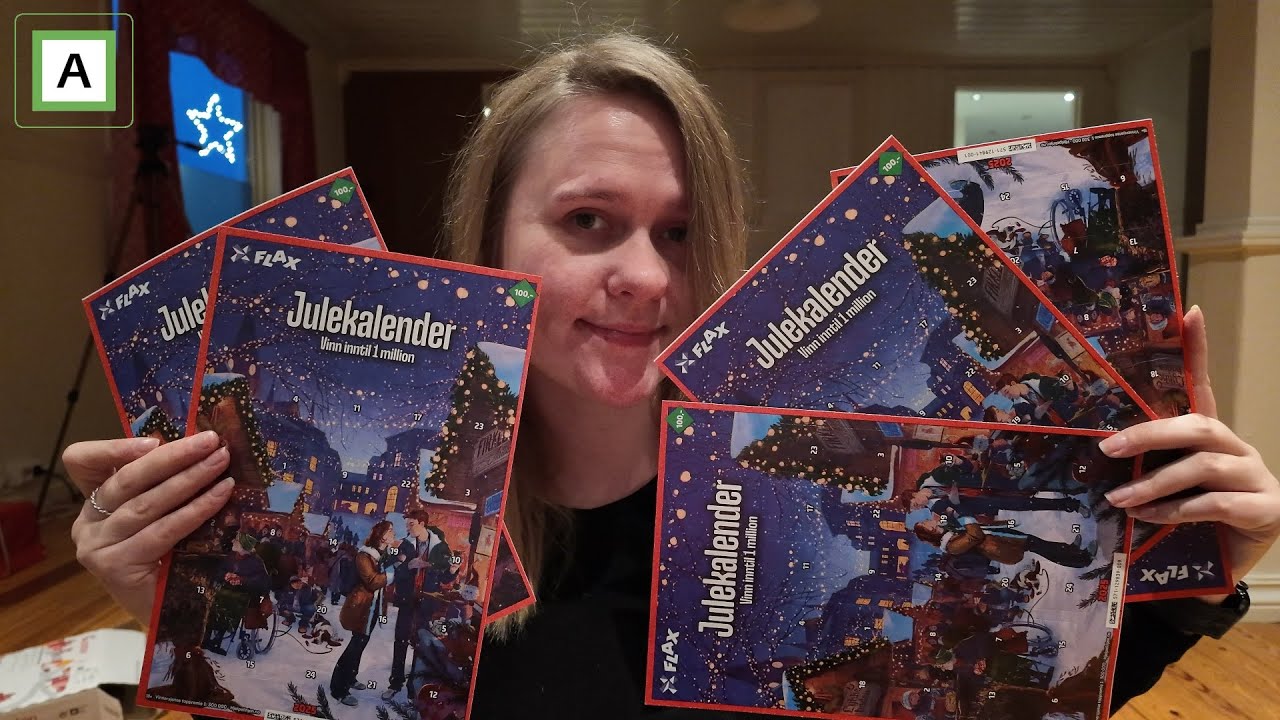 ⛄ Jeg skrapte alle mine Flax julekalendere! ⛄ - 16.Desember