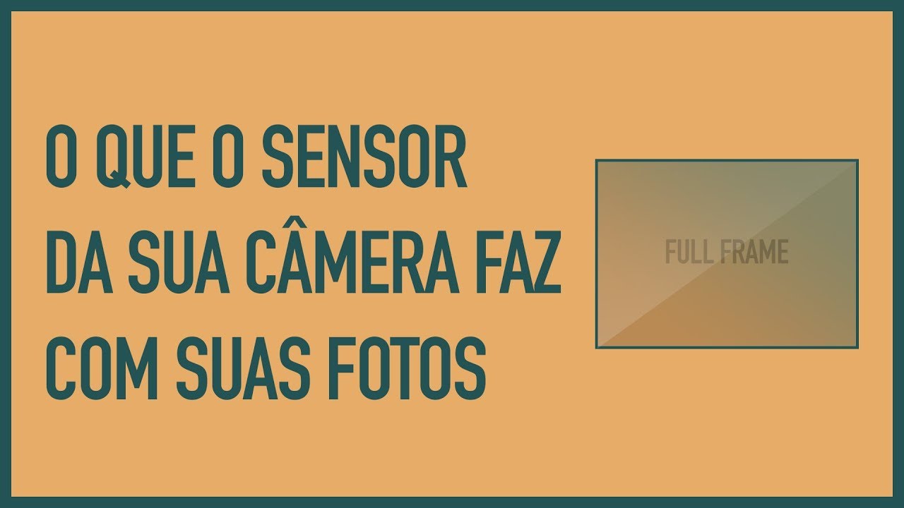 O QUE O SENSOR DA SUA CÂMERA FAZ COM SUAS FOTOS