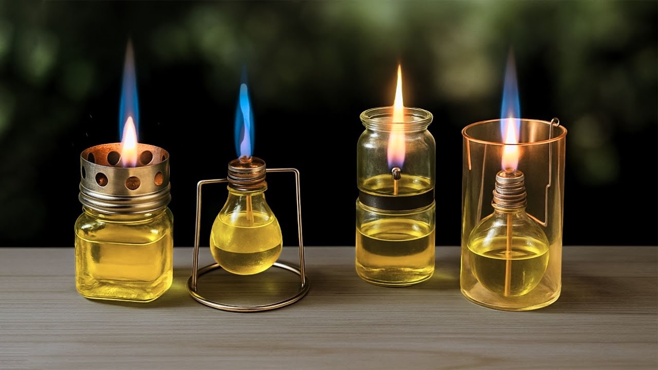 9 DIY Oil Lamp Hacks to Light Up Your Life During a Power Outage!