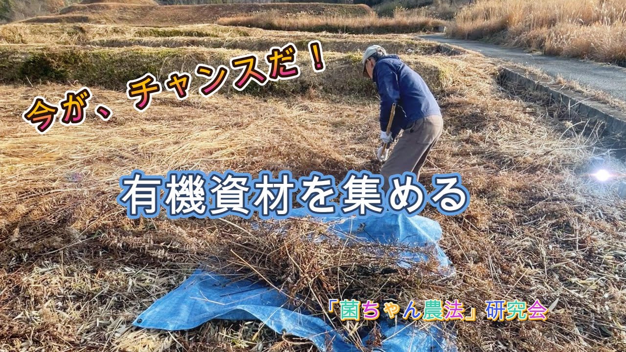 今が、チャンスだ！　「菌ちゃん農法・有機資材」を集める！
