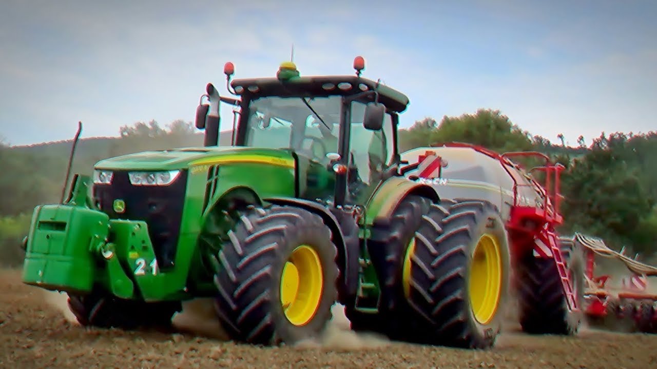 Donau Farm - John Deere 8R & 8530 | HORSCH | Seeding/Aussaat 2016