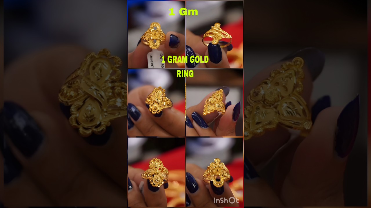 1 GRAM GOLD RING DESIGN 2024 (New, Unique, Beautiful) 🥰 
