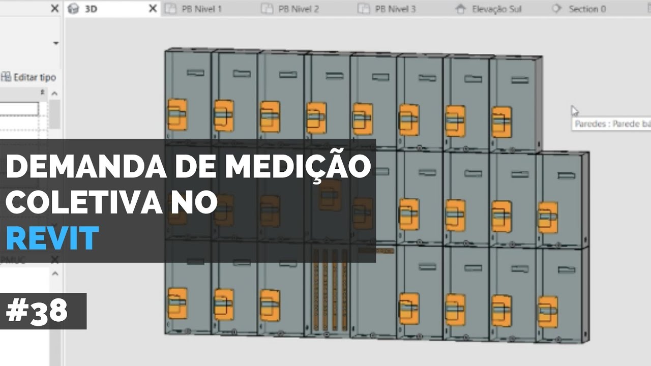 Cálculo de Demanda de Medição Coletiva no Revit MEP Elétrica|| Projeto Elétrico na Prática EP-38