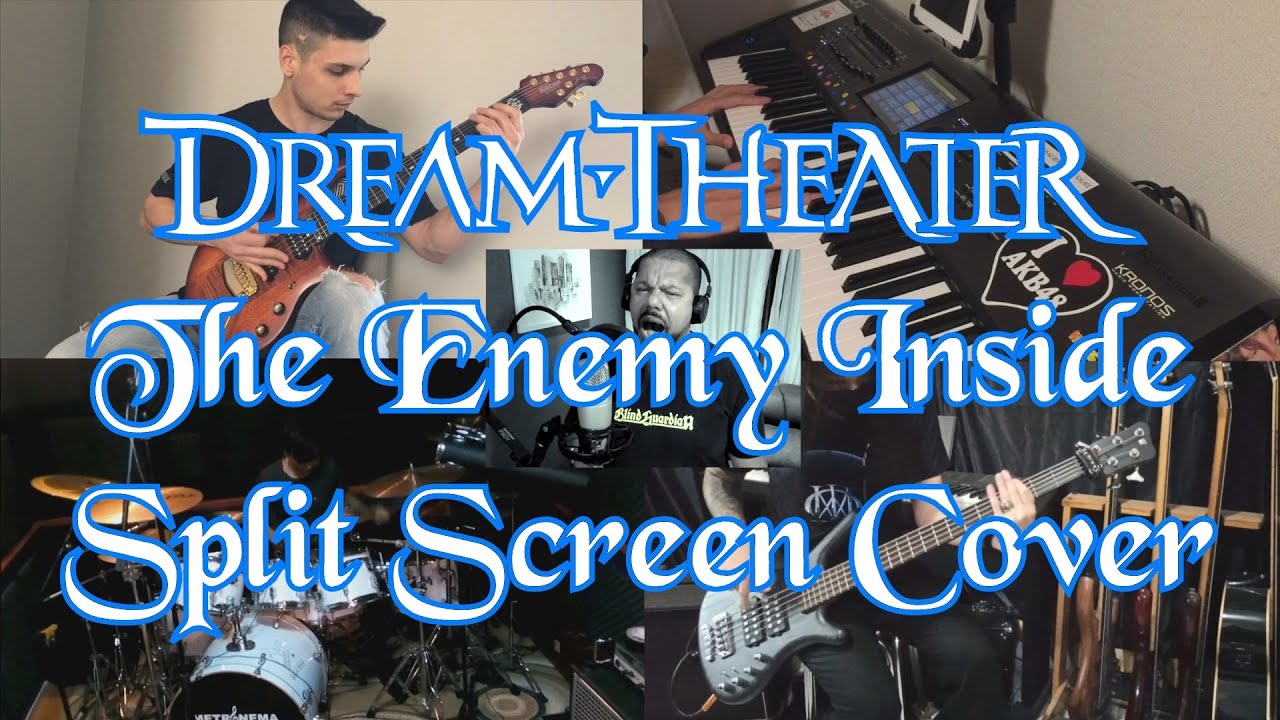 The Enemy Inside - Dream Theater (Split Screen Cover) - Lie Andi Warwick Corvette $$ Double Buck