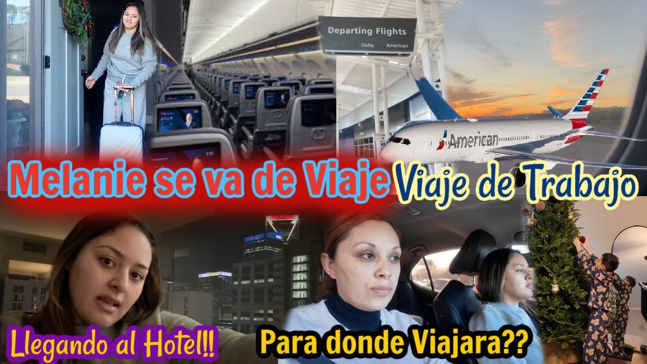 SE VA DE VIAJE MELANIE✈️LA LLEVO AL AEROPUERTO‼️