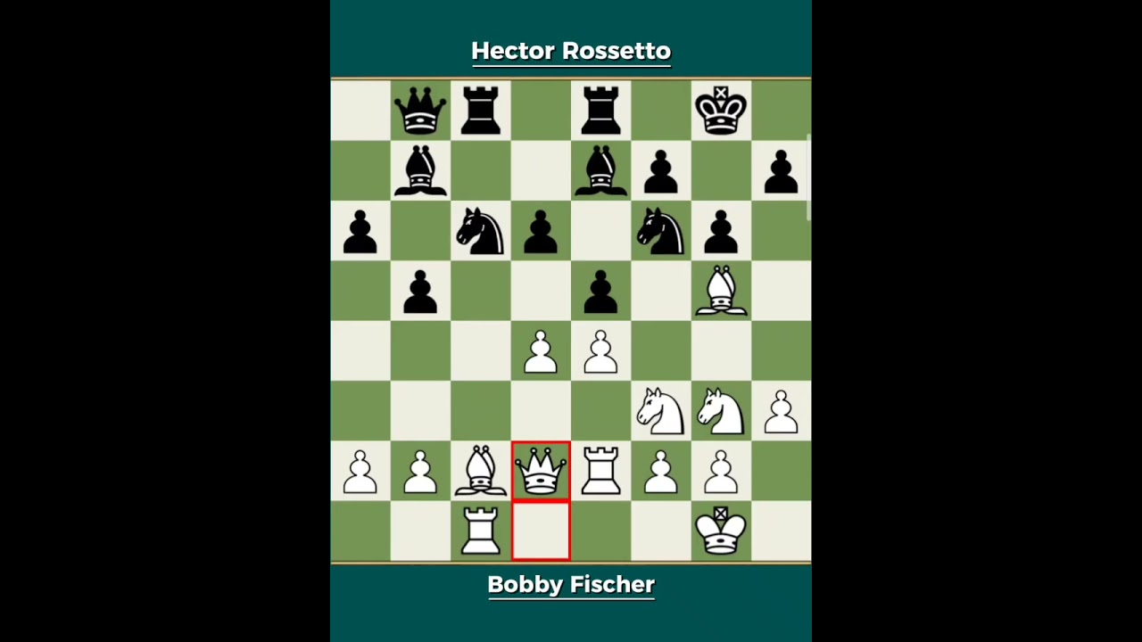 Bobby Fischer vs Héctor Rossetto ◉ Portorož Interzonal 1958 | Fischer’s Road to the Candidates
