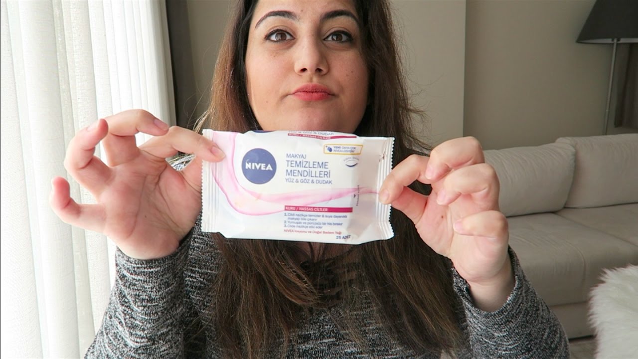 HASSAS DERKEN?! NİVEA MAKYAJ TEMİZLEME MENDİLİ DENEMESİ