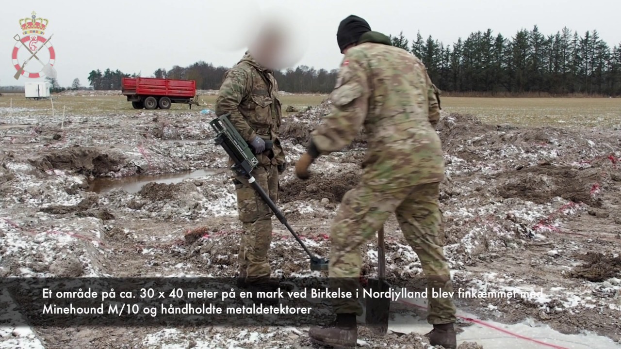 En mark i Nordjylland fink&aelig;mmet af Ingeni&oslash;rsoldater fra Skive