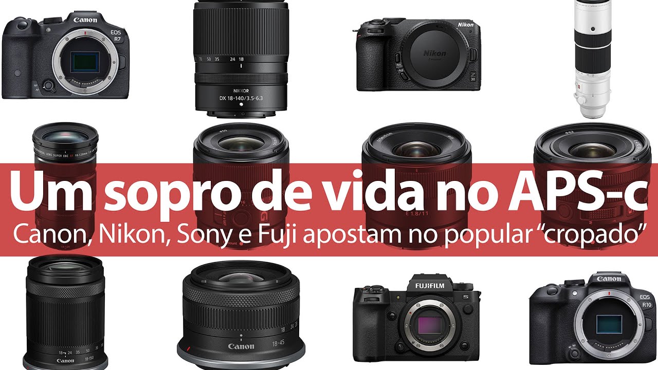 Lançamentos de Canon, Sony, Fuji e Nikon são um sopro de vida no APS-c, o popular 