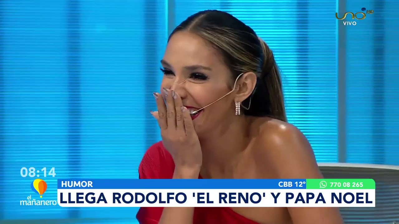 Llego Papa Noel y Rodolfo 