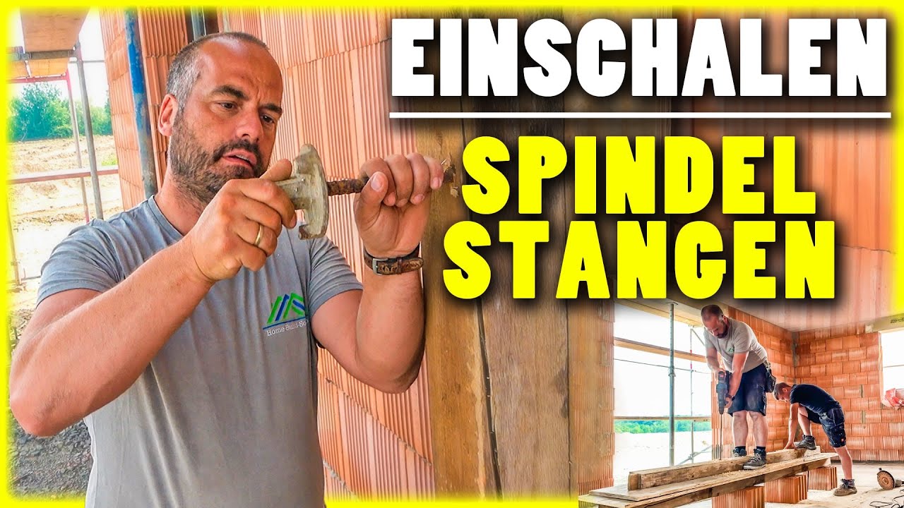 BETONSÄULE EINSCHALEN mit SPINDELSTANGEN | Home Build Solution