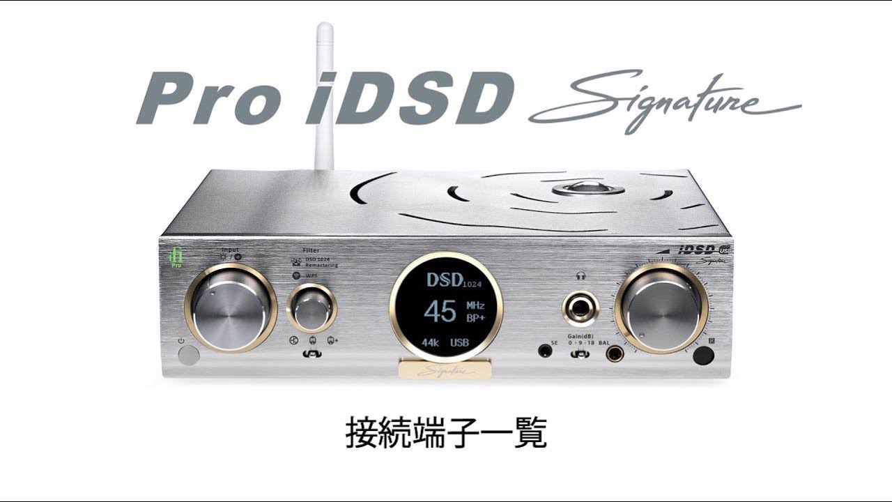 iFi Pro iDSD Signature コネクションガイド
