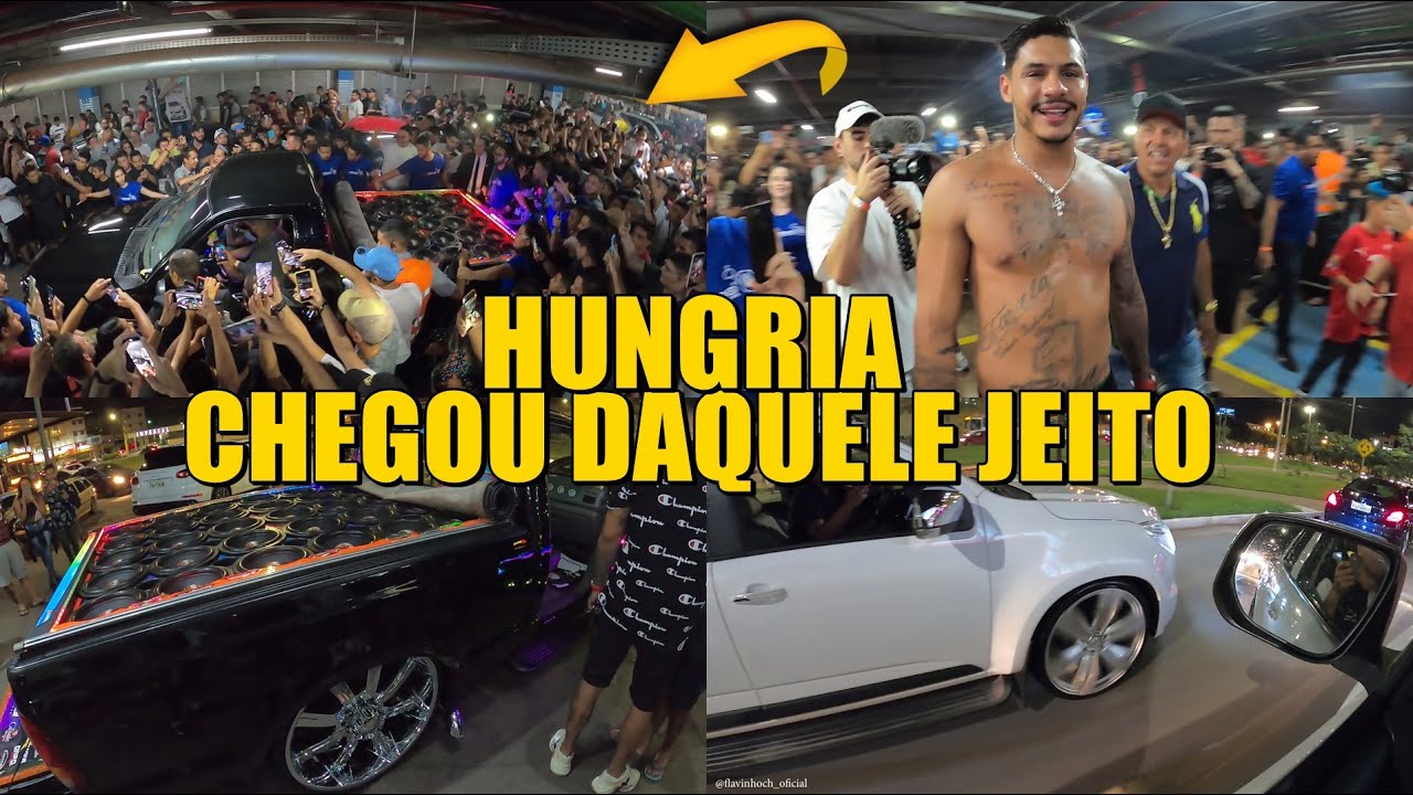 HUNGRIA ARRASTA MULTIDÃO COM A F250 DENTRO DE UM SHOPPING EM BRASILIA