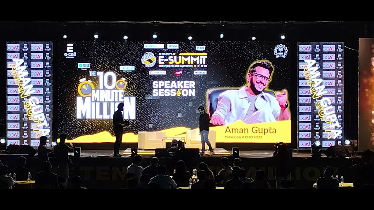 Aman Gupta, Founder of BOAT at IIT BOMBAY | inspiration talk 🔥🔥