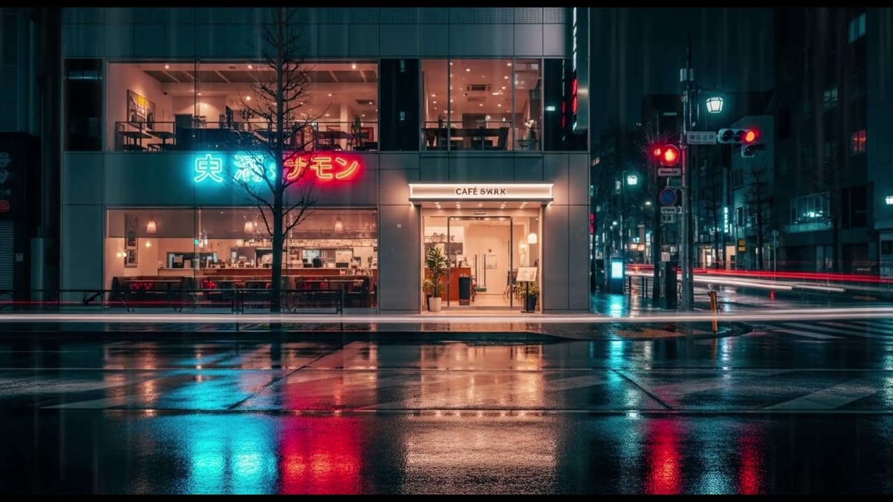 “Midnight Rain & Coffee | Japan Cafe Lofi”