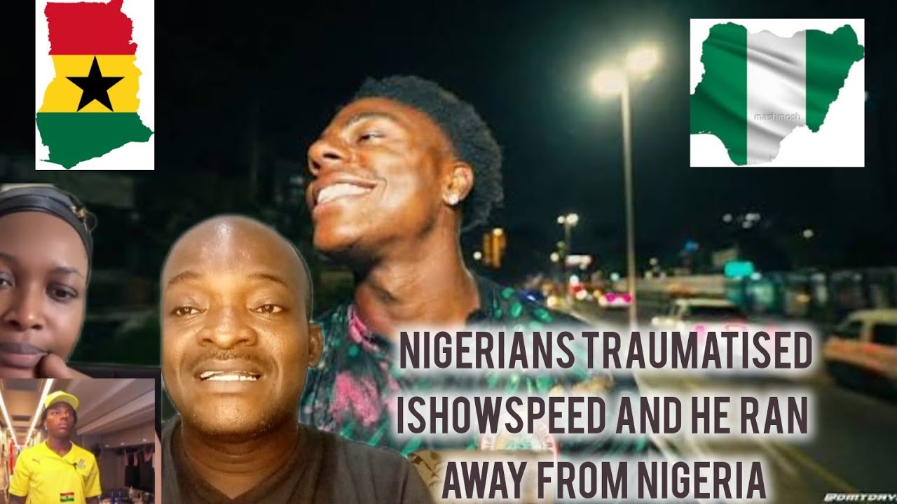 NIGERIANS  TRAUMATISED ISHOWSPEED AND RAN AWAY FROM NIGERIA.