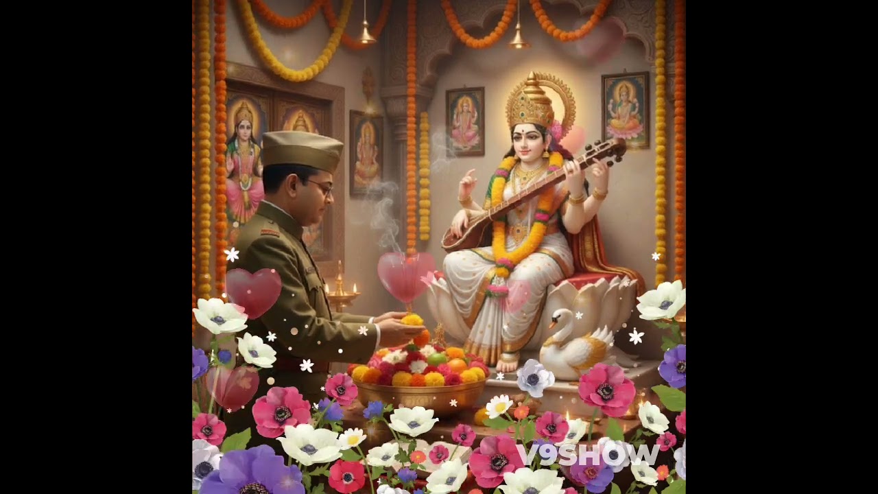 ওমা বীণাপাণি বিদ্যাদায়িনী, দাও গো চরণে ঠাঁই। শিল্পী সুপর্ণা চট্টোপাধ্যায়। গীতিকার জগদীশ নস্কর।