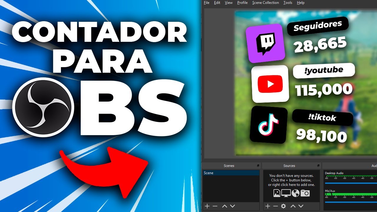 ¡EL MEJOR WIDGET PARA CRECER SEGUIDORES EN STREAMS! 🤑 (Contador de seguidores rotativo para OBS)