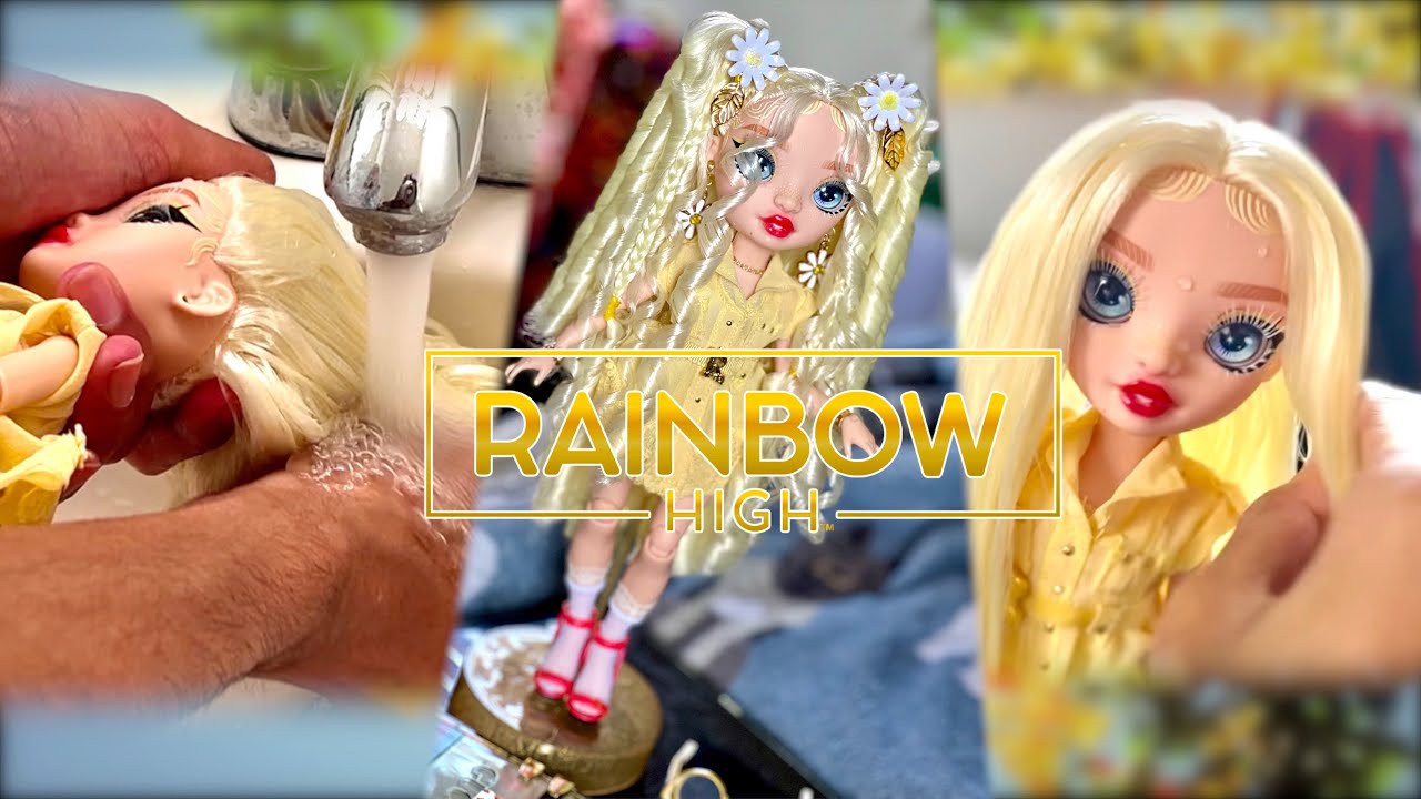 Rainbow High Series 4 | ❤️Delilah Fields🌻 Unboxing+Hair Wash+Restyle! @RainbowHigh
