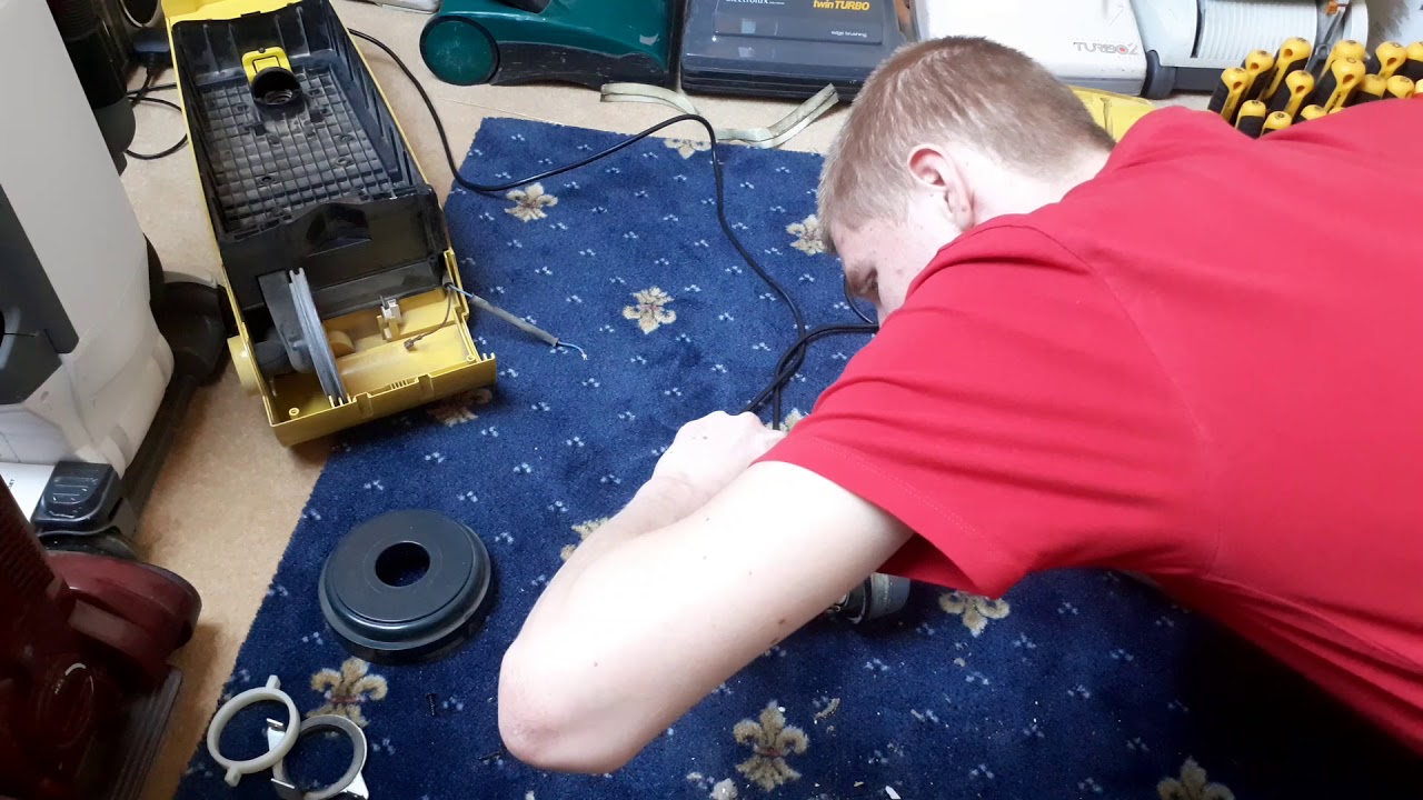 From The Tip: Canary Yellow Hoover Turbopower Motor Service And Maintenance Part 2 Of 4