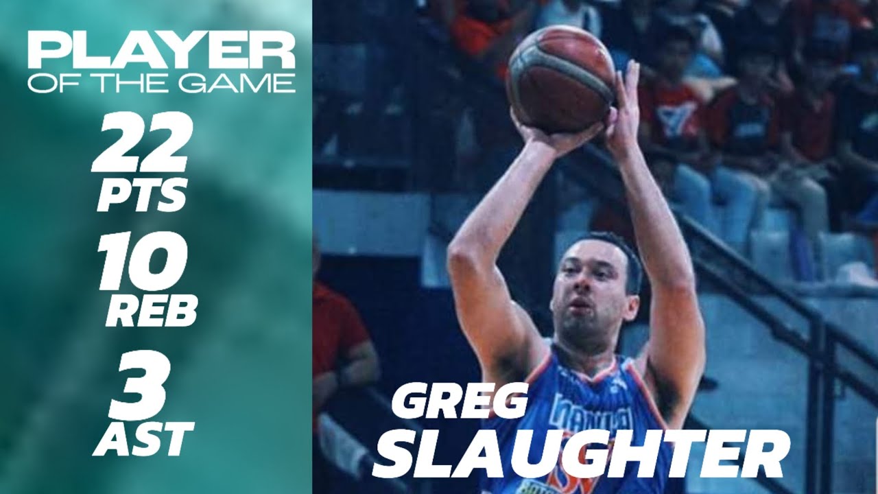 GREG SLAUGHTER | PLAYER OF THE GAME, 22 PTS 10 REB 3 AST vs. MUNTINLUPA CAGERS | MPBL REGULAR SEASON