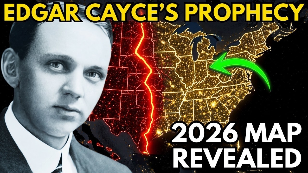 ⚠️ Edgar Cayce&rsquo;s 2026 Prediction Revealed: The Forbidden Map of Earth Changes
