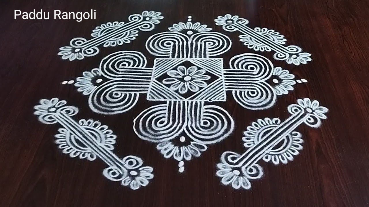 Dhanurmasam Muggulu 🌻3X3 dots Marghazi Rangoli 🌻 Latest Sankranti Special Rangoli 🌻 Paddu Rangoli