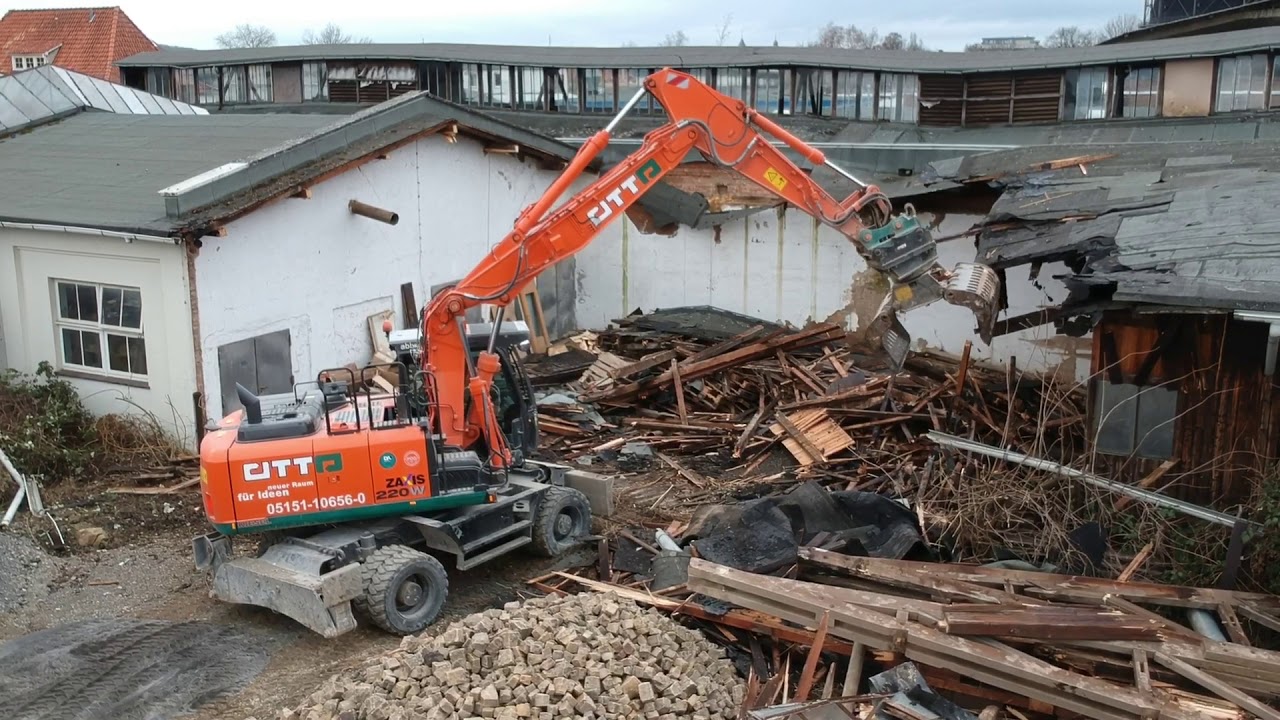 Abbruch, Hitachi Zx220 mobilbagger,Otto Abbruch,Abriss,Bagger,Hitachi