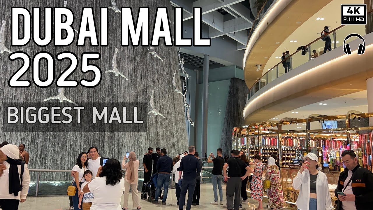 Dubai Mall Walking Tour 2025 | 4k 60fps Walking Tour | Biggest Mall In The World
