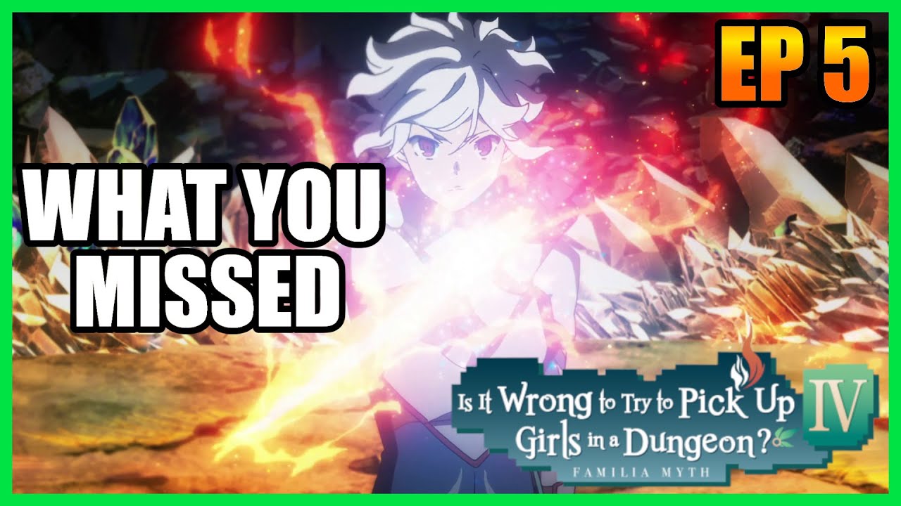 Bell's New Move - Cuts and Changes - DanMachi Season 4 - Episode 5