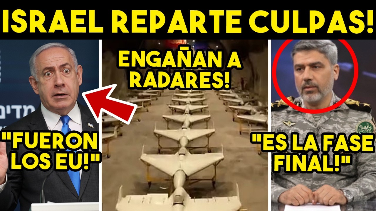 FRACASO TOTAL! TRUENA ISRAEL, ATORA A EU, CRECE EL PANICO. IRAN DESVIA 4T4QU3S. INESPERADO. HOY