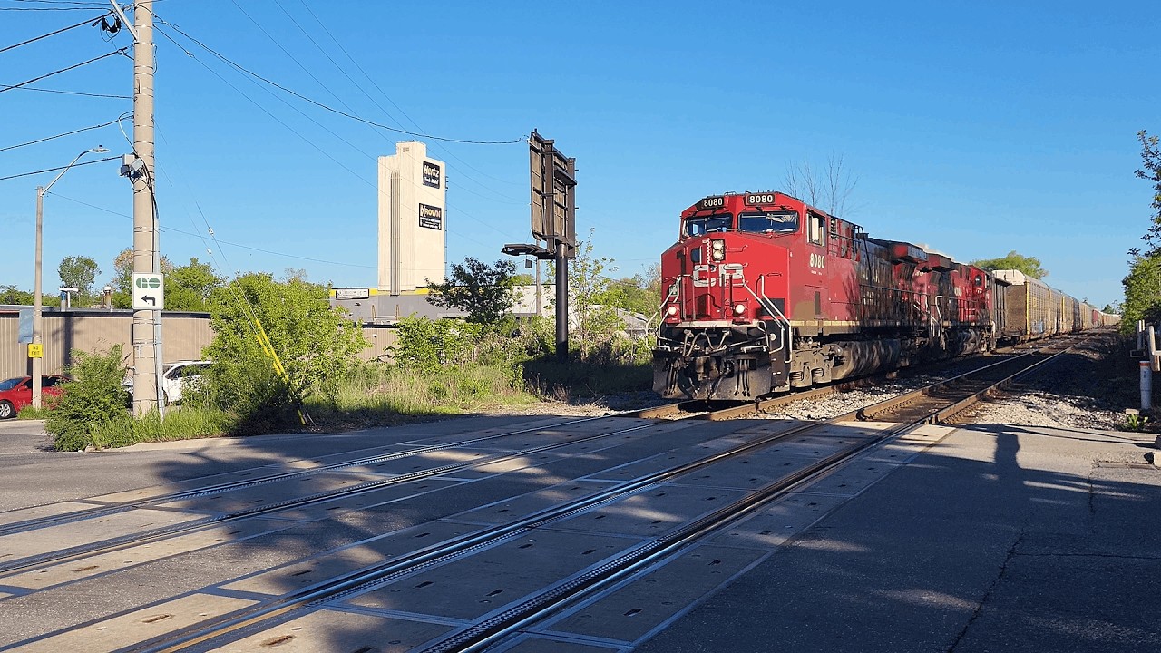 CP 134 - 8080E at Streetsville - May 26, 2025