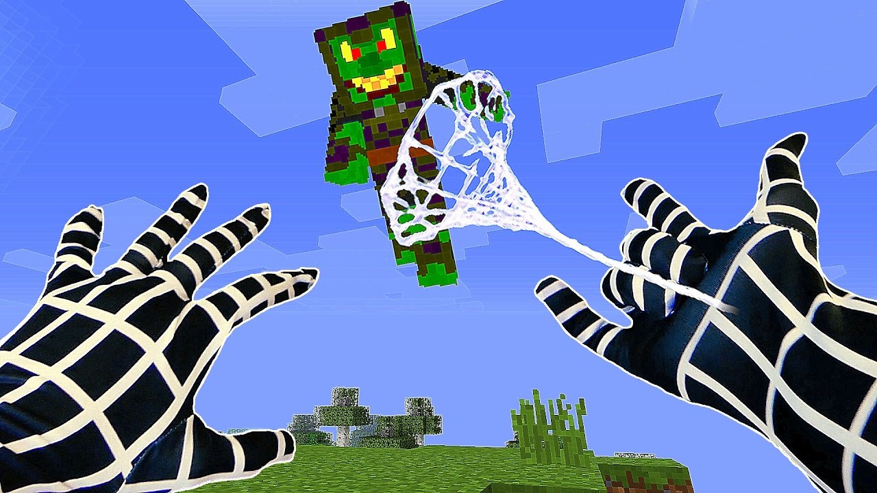 REALISTIC MINECRAFT - SPIDERMAN BECOMES BLACK