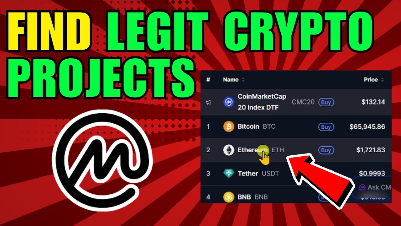 How To Find Legit Crypto Projects On CoinMarketCap (2026) (Beginners Guide)