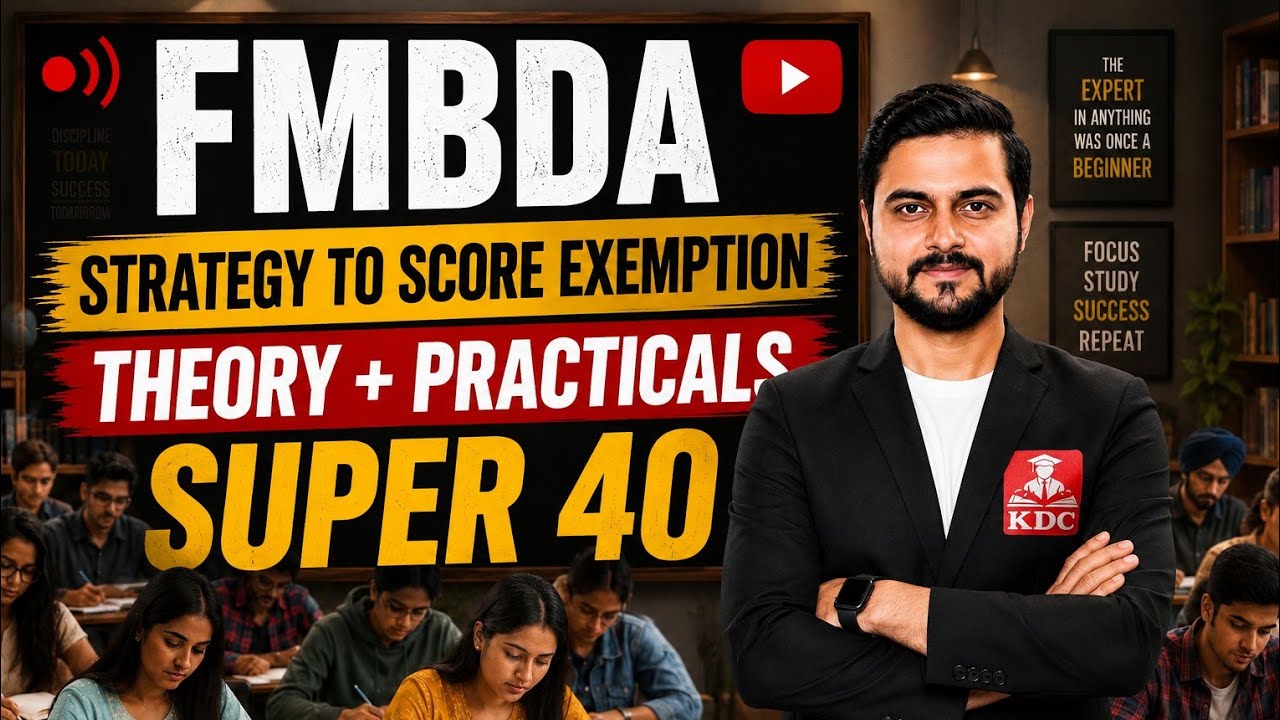 FMBDA - Simple Strategy to Pass & Score Exemption CMA Inter June 2026