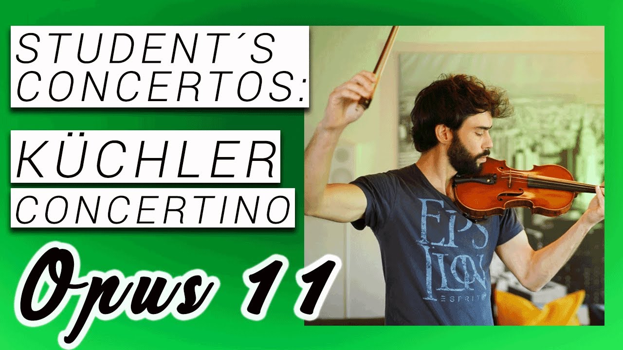 Küchler, Ferdinand Concertino Opus 11 Violin + Piano Playback