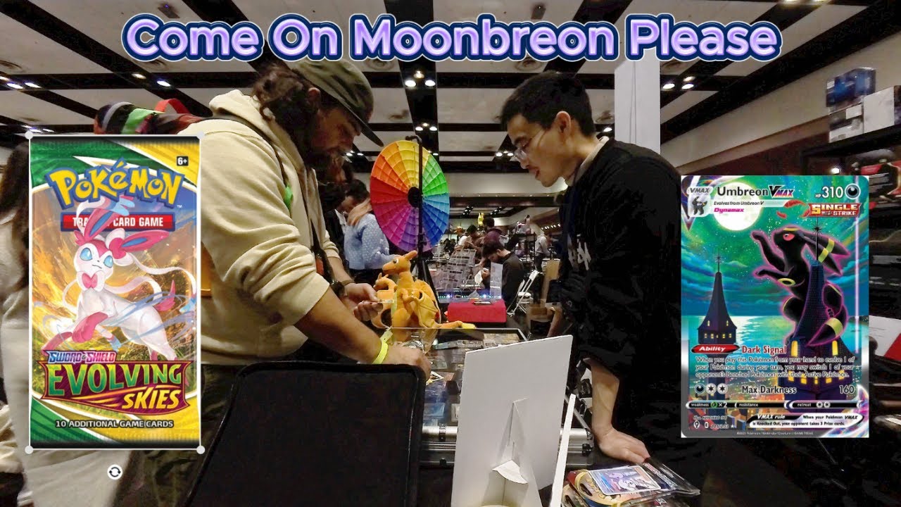 First Time Pokemon Vending Day 2 Part 2!! Evolving Skies Rip or Skip!! Do We Pull Moonbreon!!