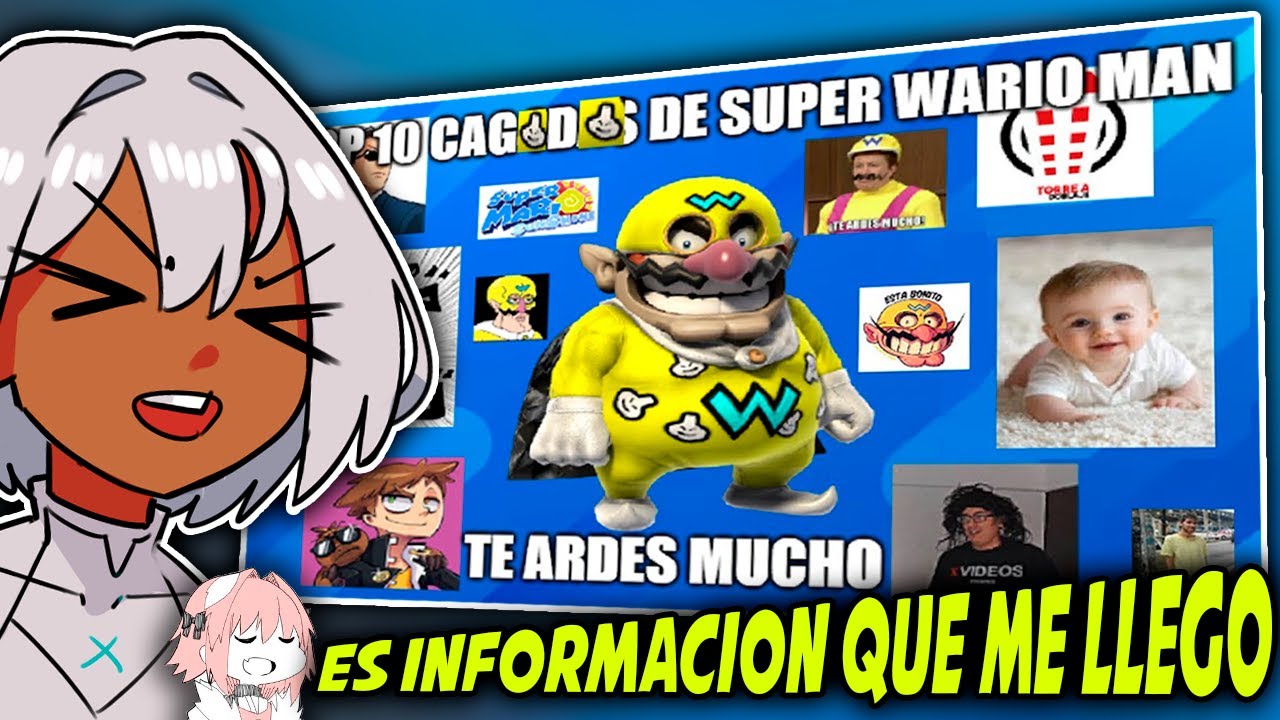 Femboy reacciona a TOP 10 BIZARRADAS DE SUPER WARIO MAN