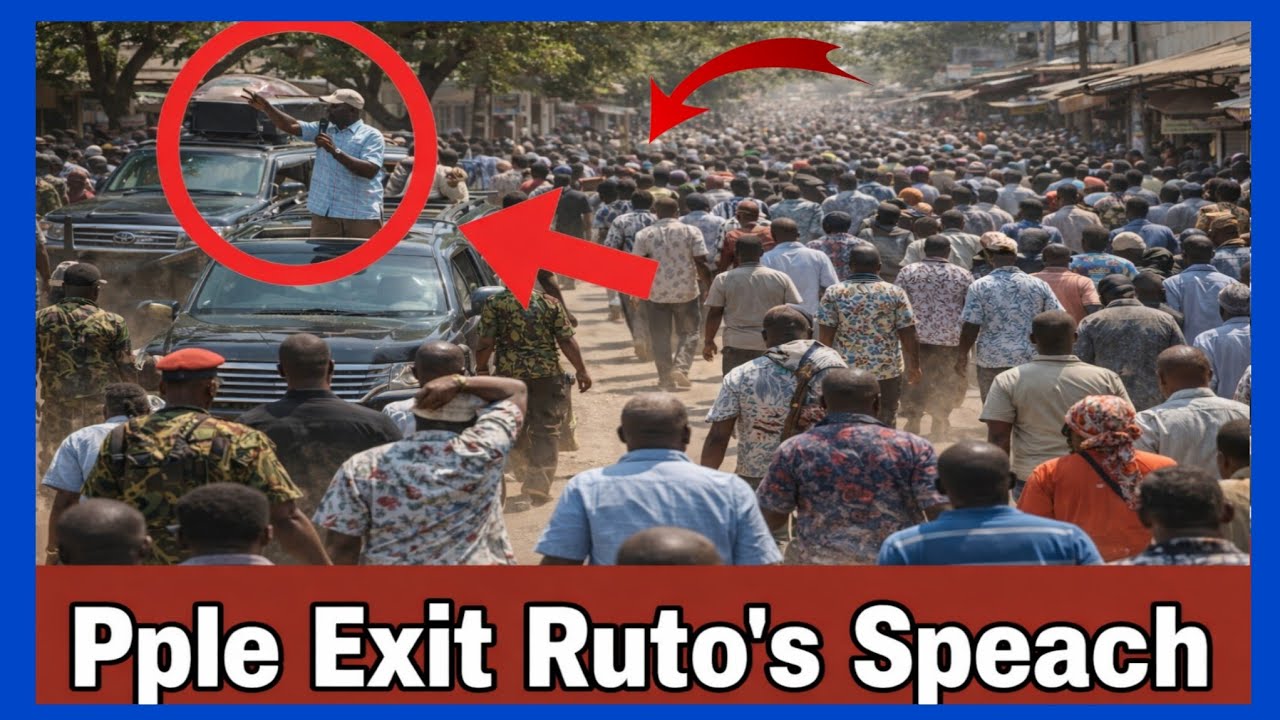 Crowd walks out on Ruto’s speech in Kilifi,Kenyans exit his rally,fed up with empty promises again