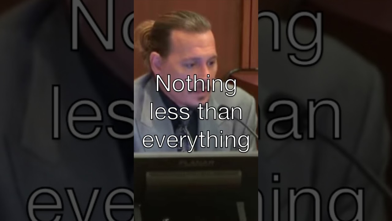SADDEST MOMENT OF JOHNNY DEPP&rsquo;s CAREER ( Johnny Depp vs. Amber Heard)